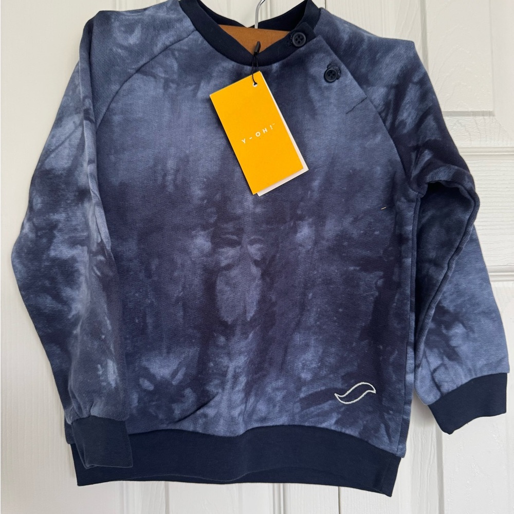 Boys yell-oh! Blue Sweater-size 2-3 years 100% cotton new